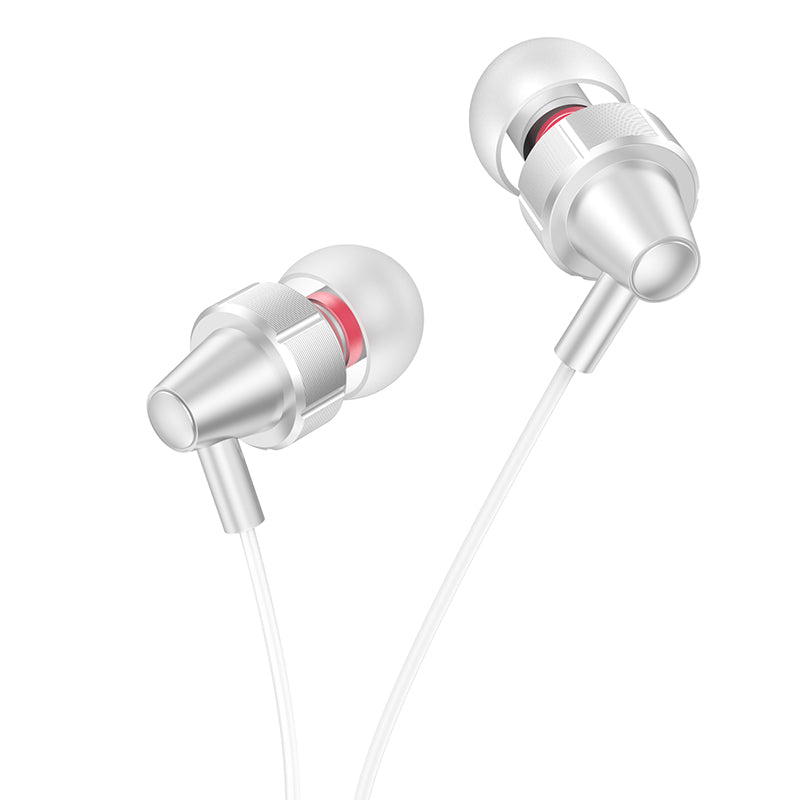 Hoco M90 Delight Typ-C wired digital earphone mit Mikrofon Weiß