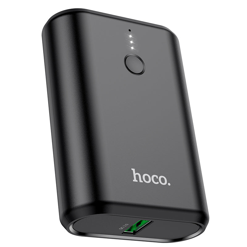 Hoco Q3 Mayflower PD20W+QC3.0 Powerbank (10000mAh) Schwarz