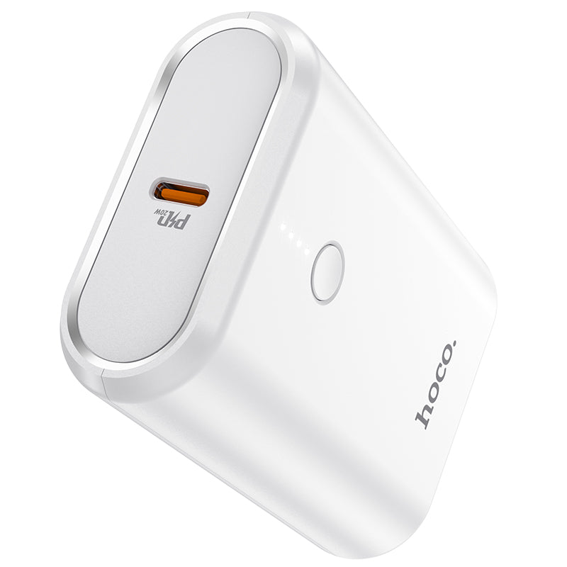 Hoco Q3 Mayflower PD20W+QC3.0 Powerbank (10000mAh) Weiß