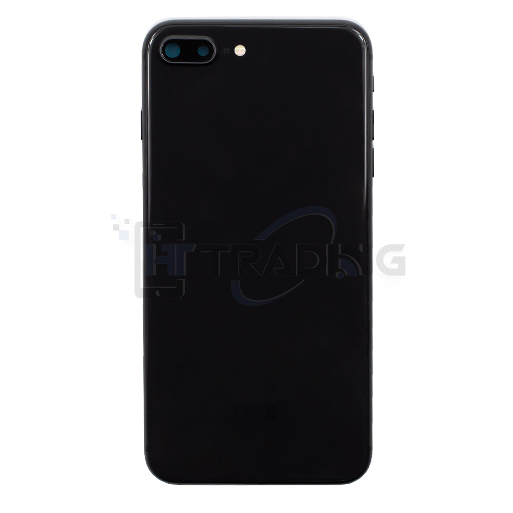 Akkudeckel Gehäuse mit klein Teile passend für iPhone 8 Plus Schwarz