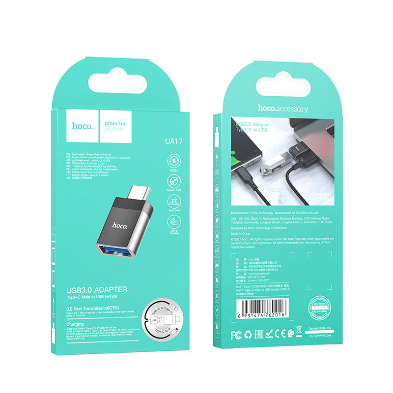 Hoco UA17 Typ-C Stecker auf USB-Buchse USB3.0-Adapter