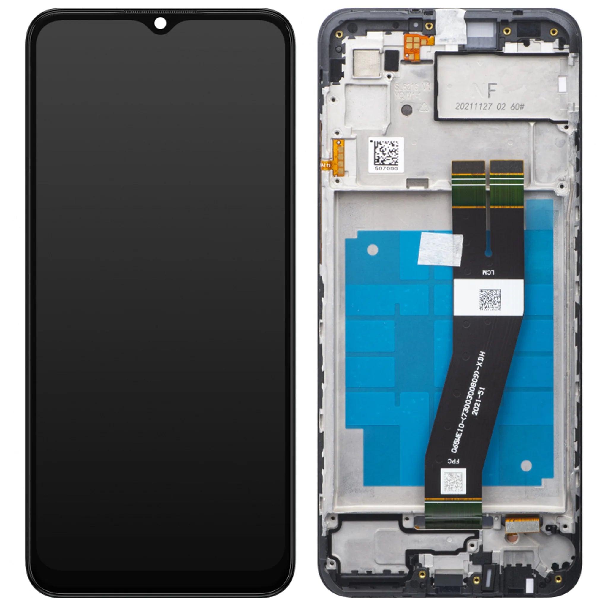 Samsung Galaxy A03 (SM-A035G) Display Einheit Service Pack in Schwarz (EU Code).
