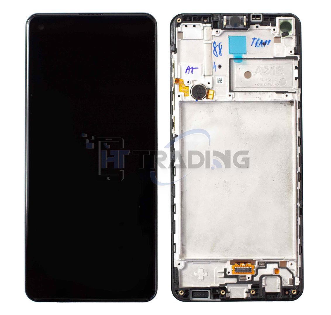 Samsung A21s SM-A217F Display schwarz, Service Pack
