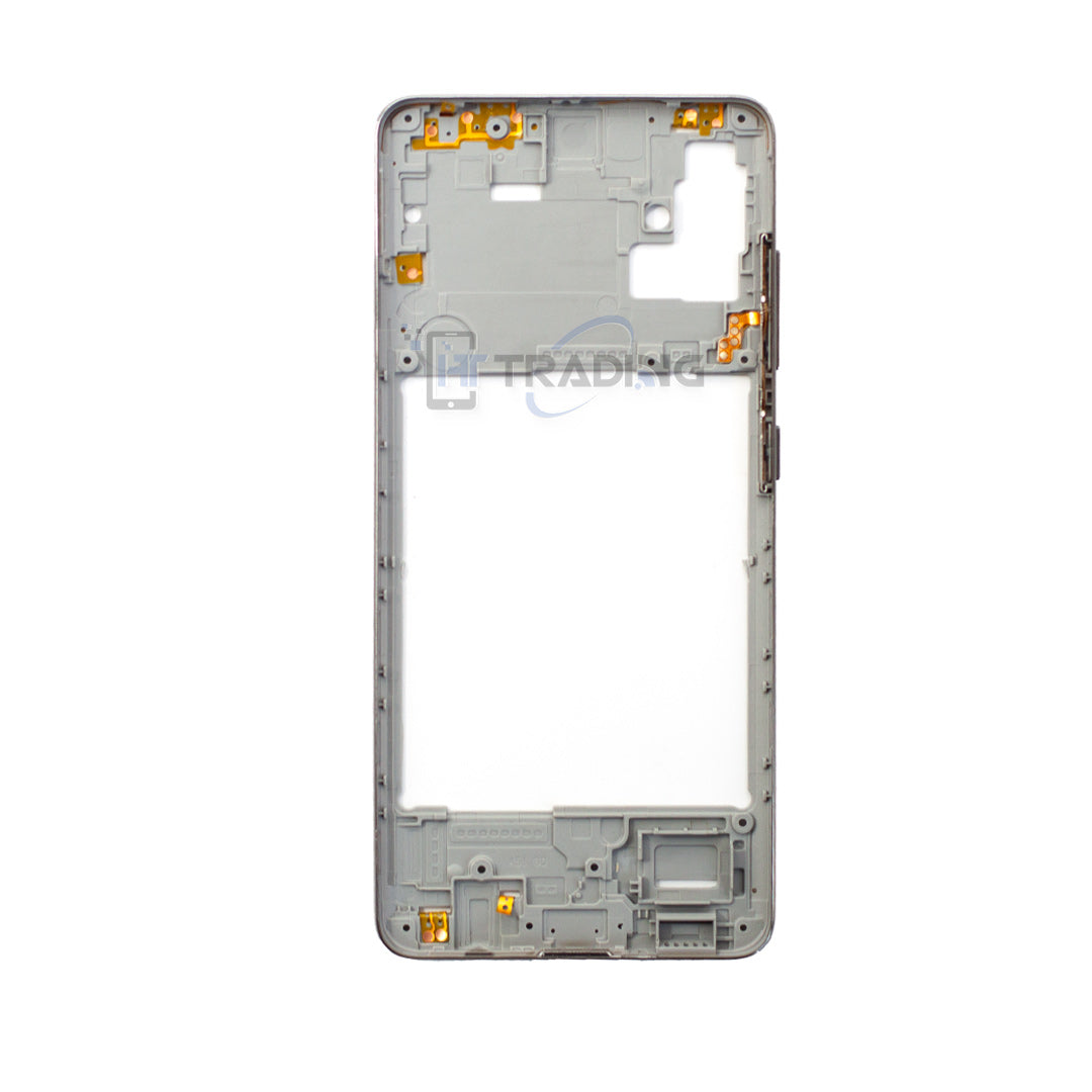 Mittelgehäuse für Samsung A51 Prism Crush White