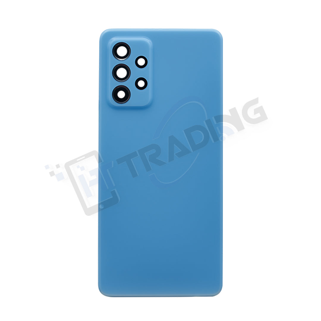 Akkudeckel für Samsung A72 A725F / A726F Awesome Blue mit Kameralinse