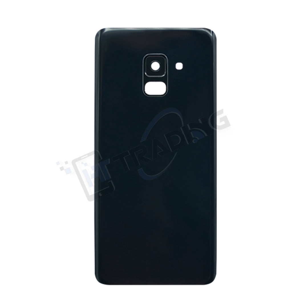 Akkudeckel Für Samsung Galaxy A8 2018 A530F Schwarz mit Kameralinse