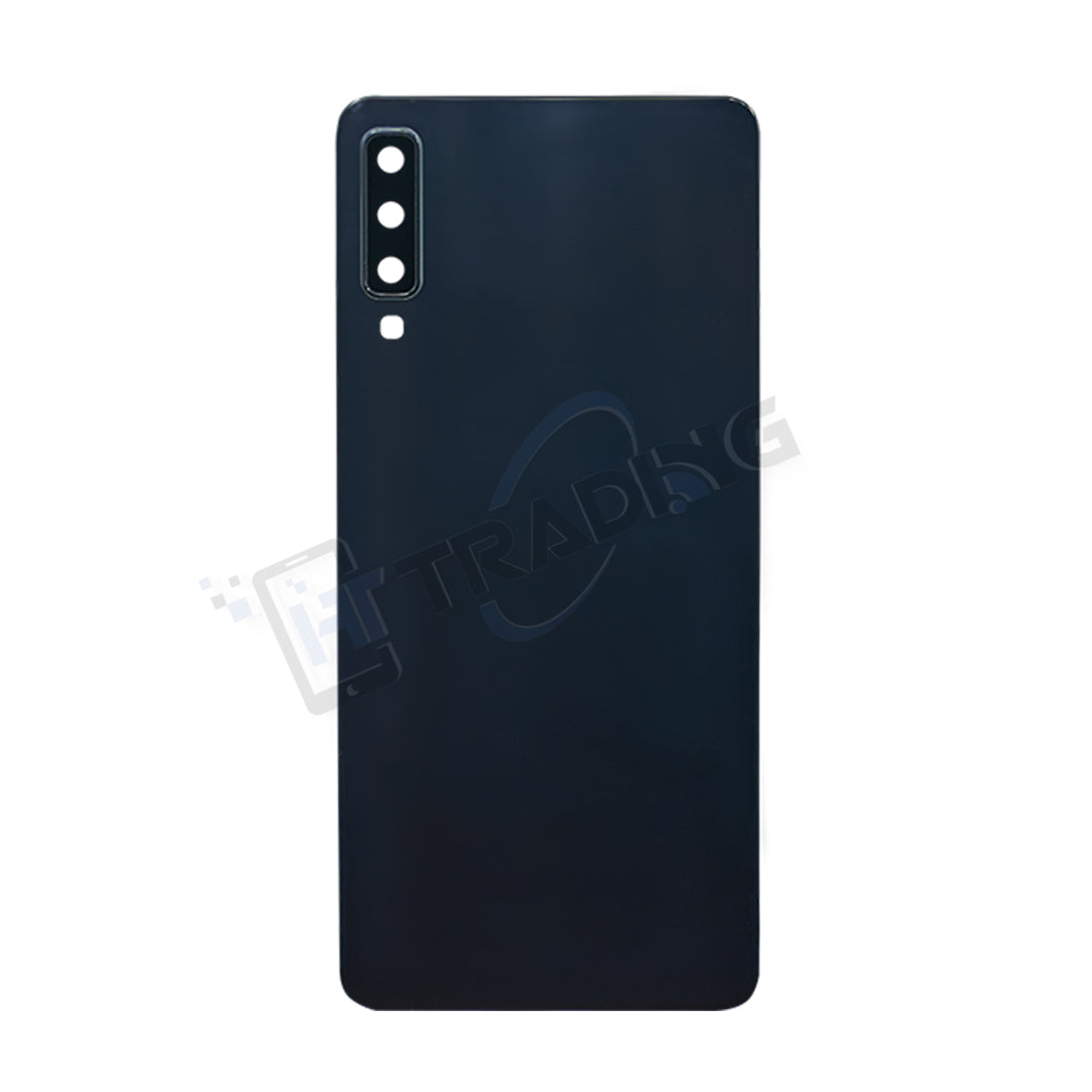 Samsung Galaxy A7 2018 (SM-A750F) Akkudeckel / Back Cover – Black [Inkl. Kameralinse]
