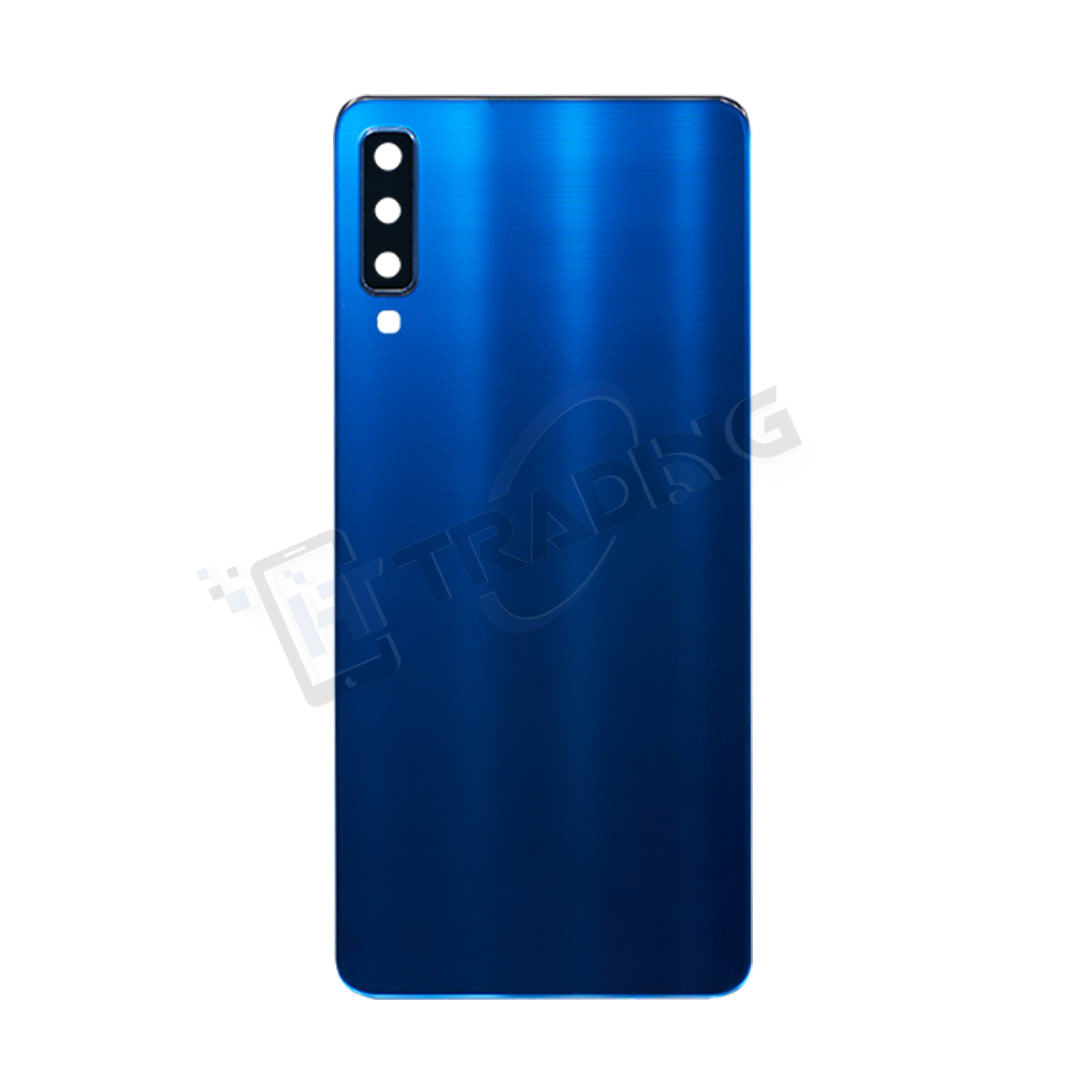 Samsung Galaxy A7 2018 (SM-A750F) Akkudeckel / Back Cover – Blau [Inkl. Kameralinse]