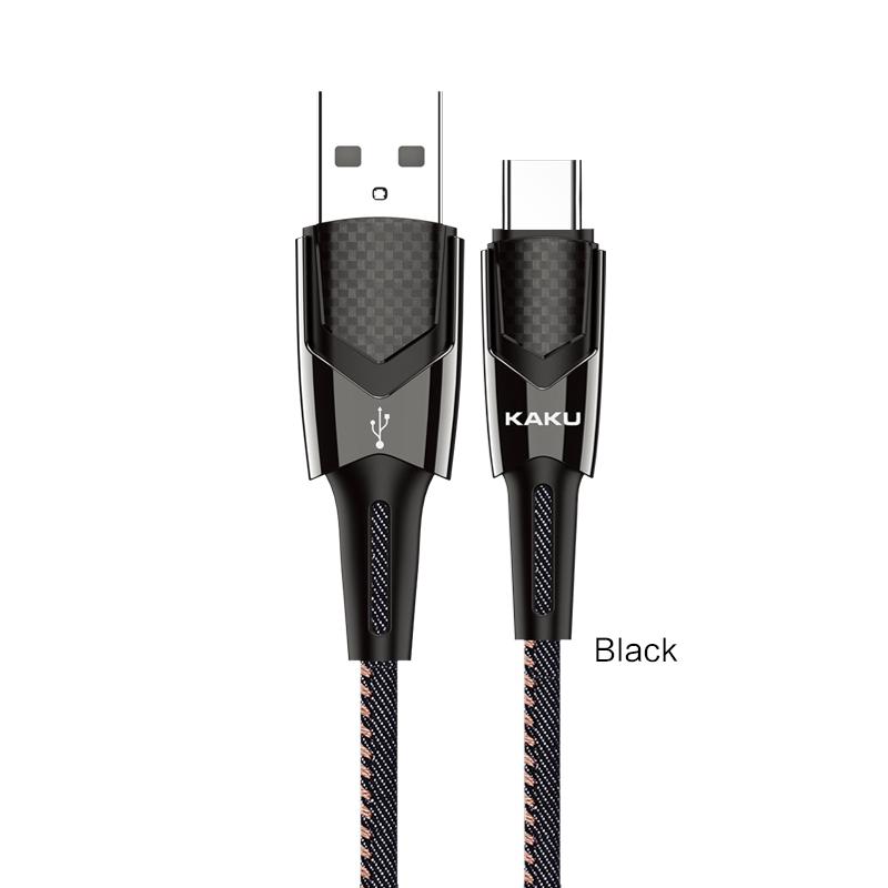 KSC-192 USB-Ladekabel aus DENIM TYP-C Schwarz 3.2A