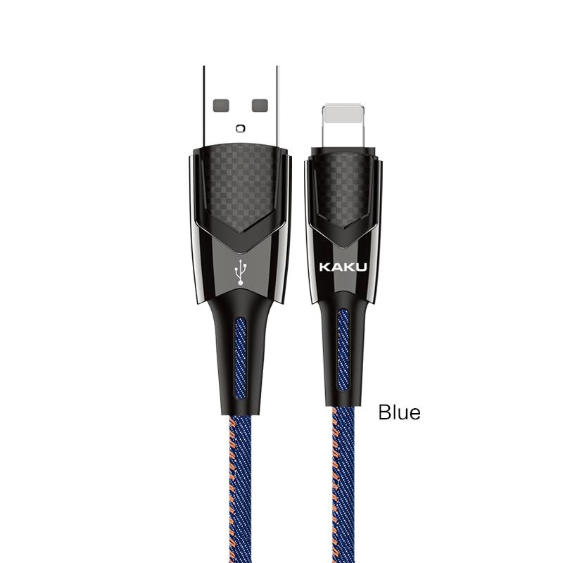 KSC-192 USB-Ladekabel aus DENIM Lightning Blau 3.2A