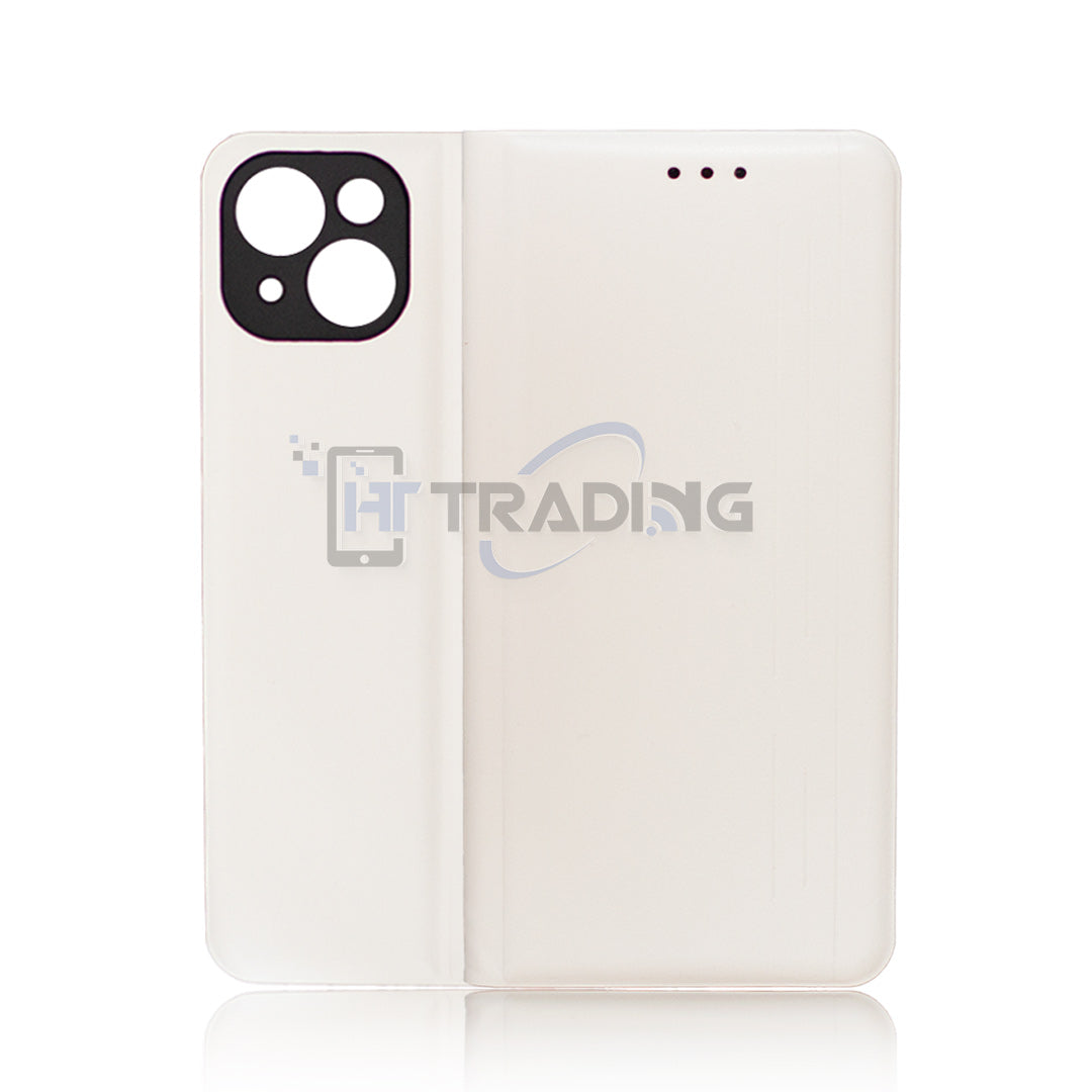 Moon Flip Tasche Weiß für Samsung S21Fe