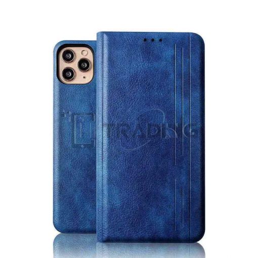 Moon Flip Tasche Blau für iPhone 16 Pro