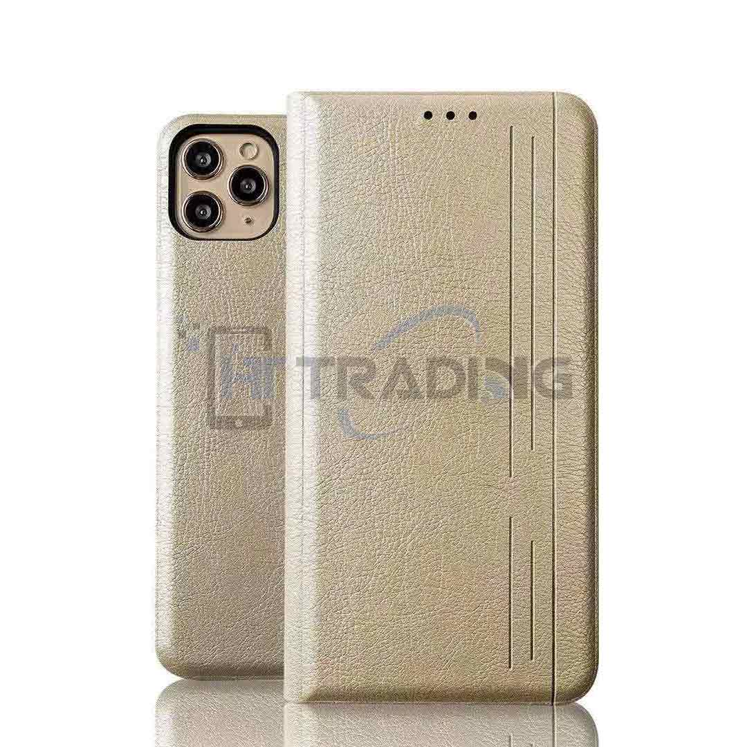 Moon Flip Tasche Gold für Samsung A31