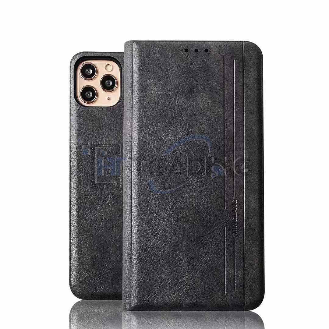 Moon Flip Tasche Grau für Samsung S21 FE