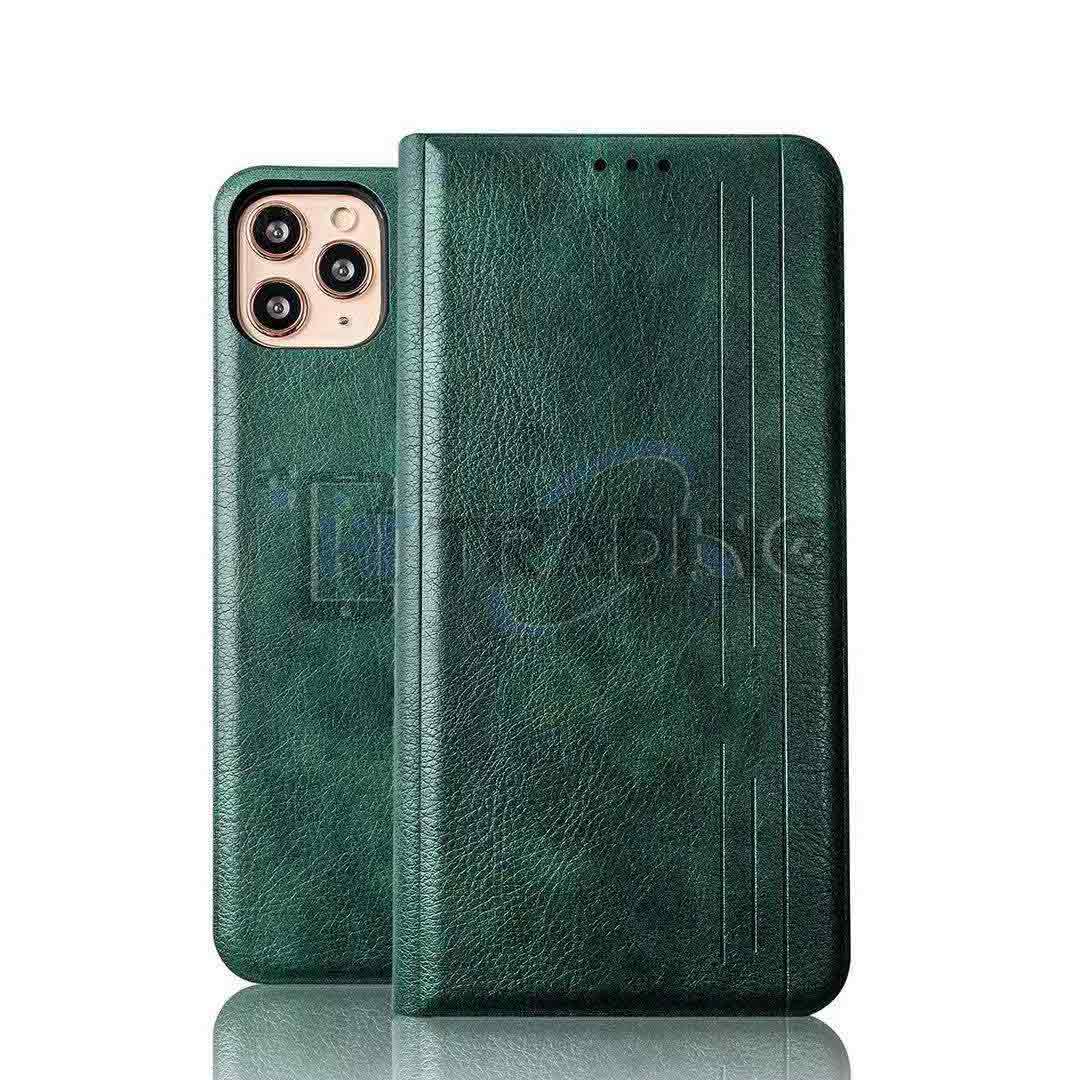 Moon Flip Tasche Grün für Samsung A13 5G / A04s