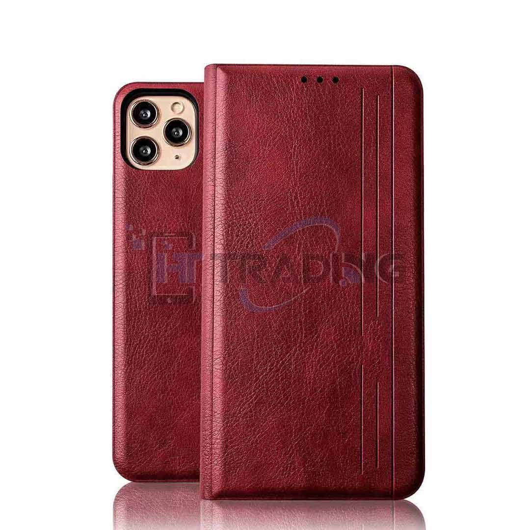 Moon Flip Tasche Rot für Samsung A41
