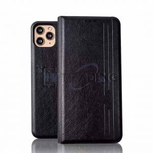 Moon Flip Tasche Schwarz für Samsung A05 SM-A055F