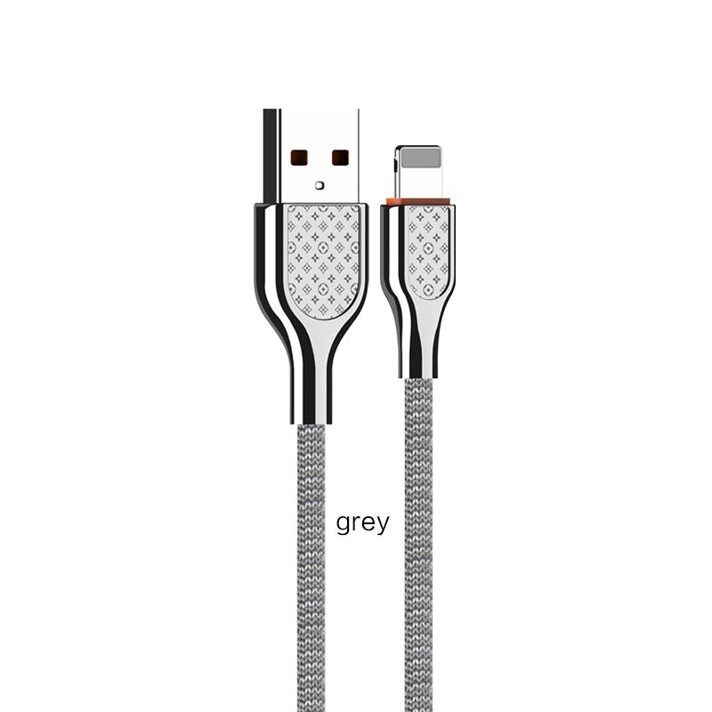 KSC-188 USB-Datekabel Lightning Grau 3.2A
