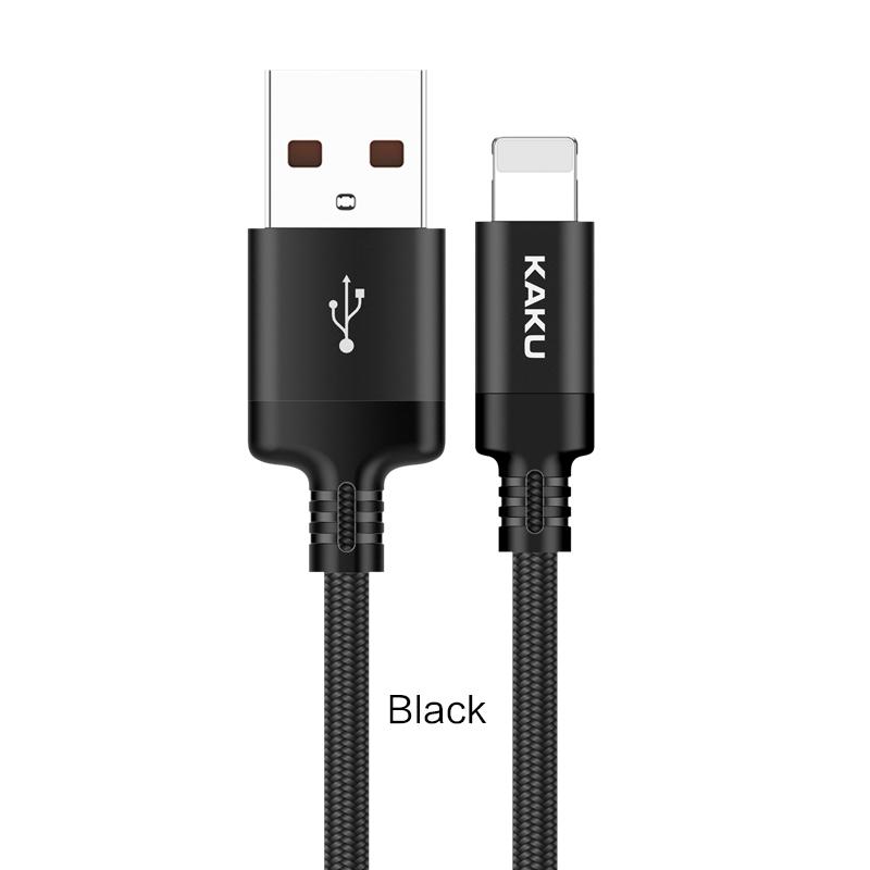 Kaku KSC-331 Datenkabel Lightning Schwarz 3M 2.8A