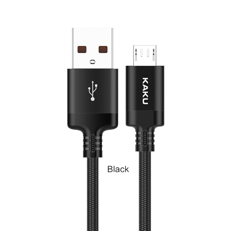 Kaku KSC-283 Ladedatenkabel Micro Schwarz 1M 2.8A