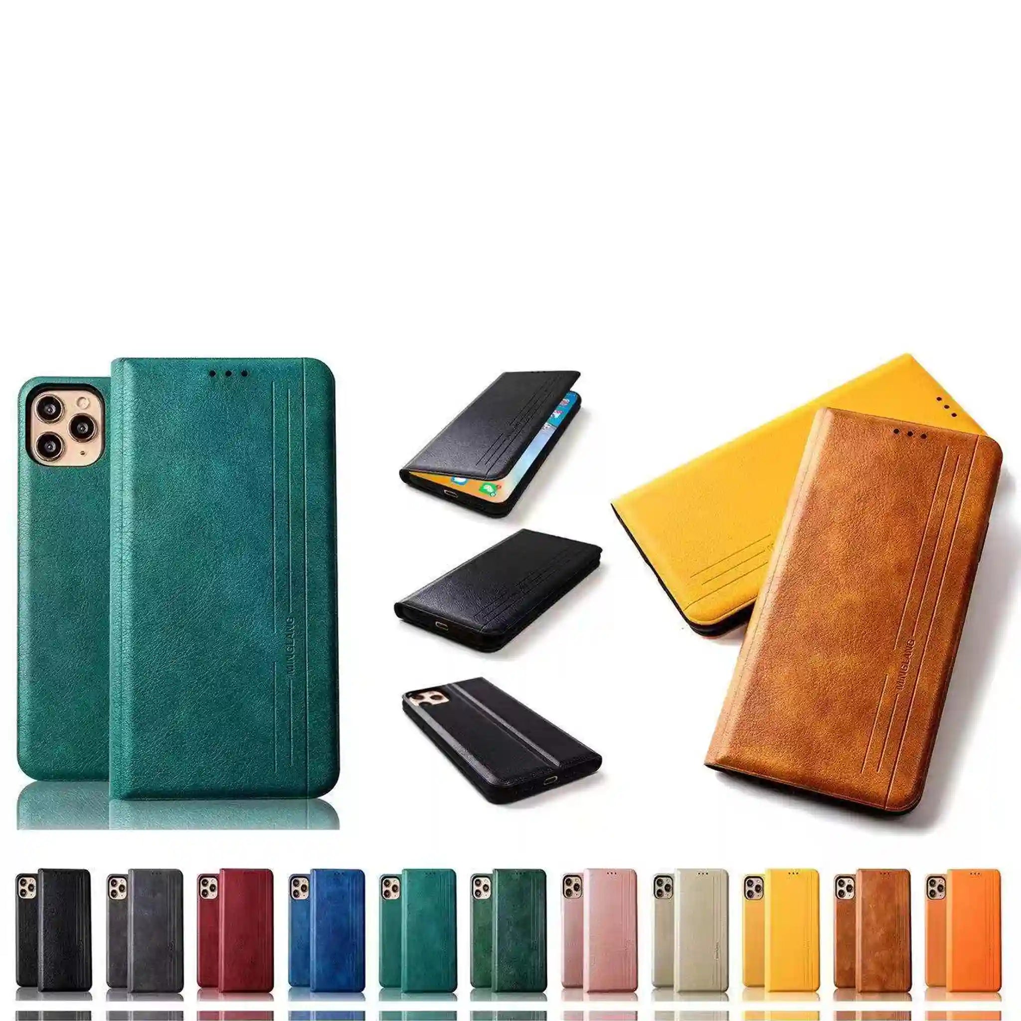 Universal Moon Flip Tasche  – Kunstleder Schutzhülle mit integrierter Standfunktion.