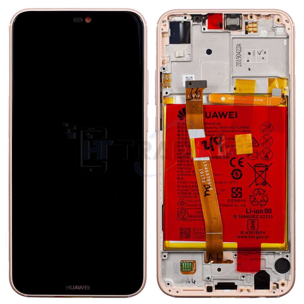 Huawei P20 Lite Display Sakura pink, Service Pack