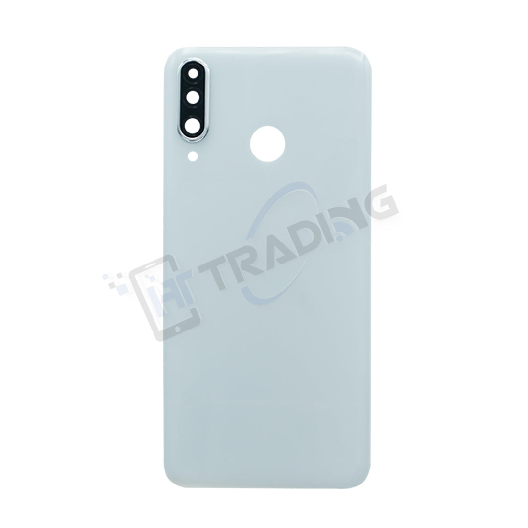 Akkudeckel für Huawei P30 Lite 48 MegaPixel Pearl White mit Kameralinse