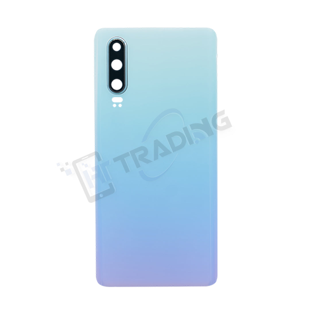 Akkudeckel / Rückseite für Huawei P30 – Breathing Crystal (Hellblau/Weiß-Verlauf)