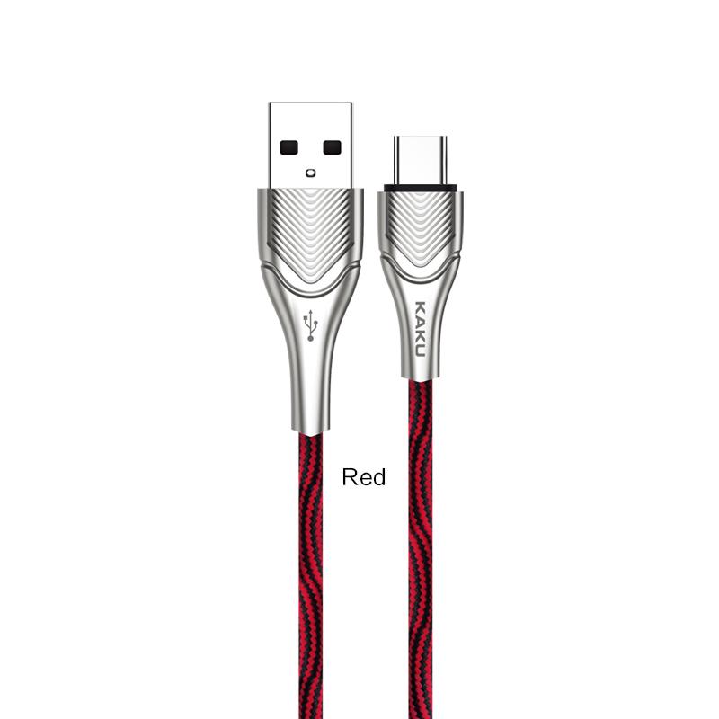 KSC-105 USB-Datekabel TYP-C Rot 2.8A