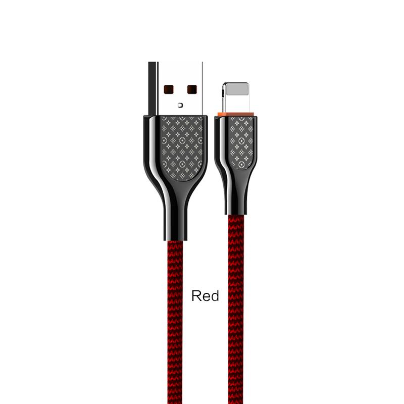 KSC-188 USB-Datekabel Lightning Rot 3.2A