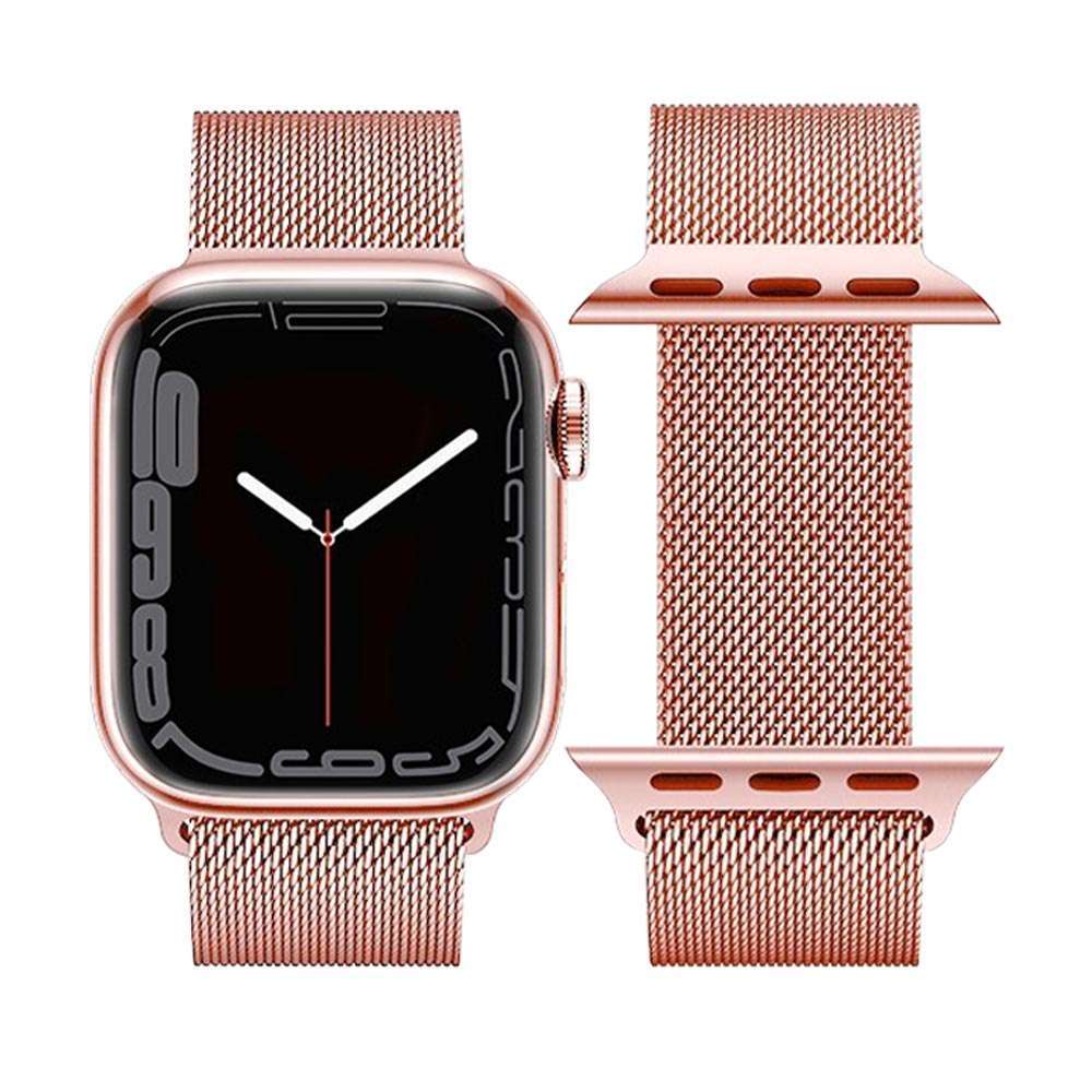 iWatch WA03 Milanese steel Strap - Rose gold (42/ 44/ 45/ 49mm)
