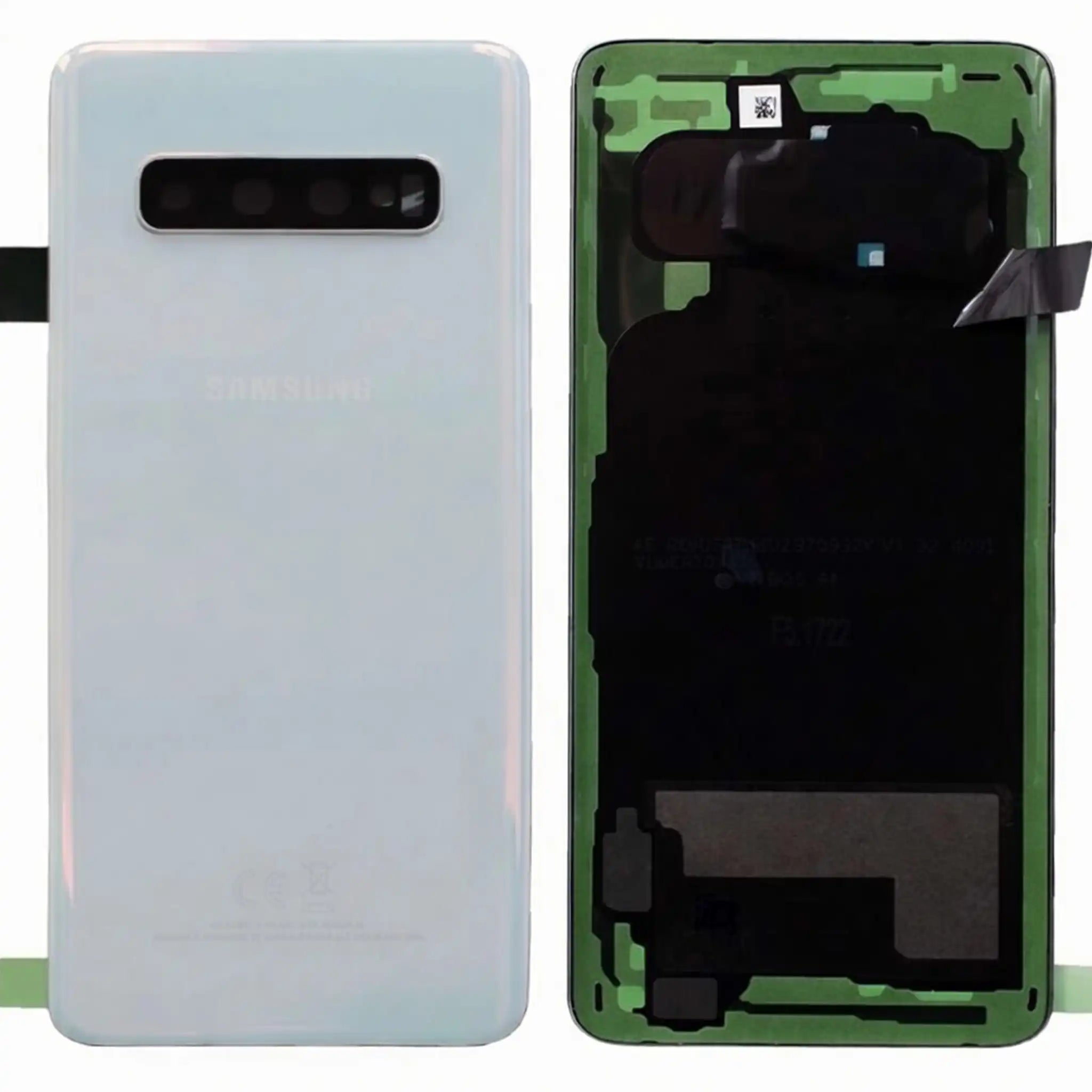 Battery Cover für G975F Samsung Galaxy S10+ − Prism white, Serviceware