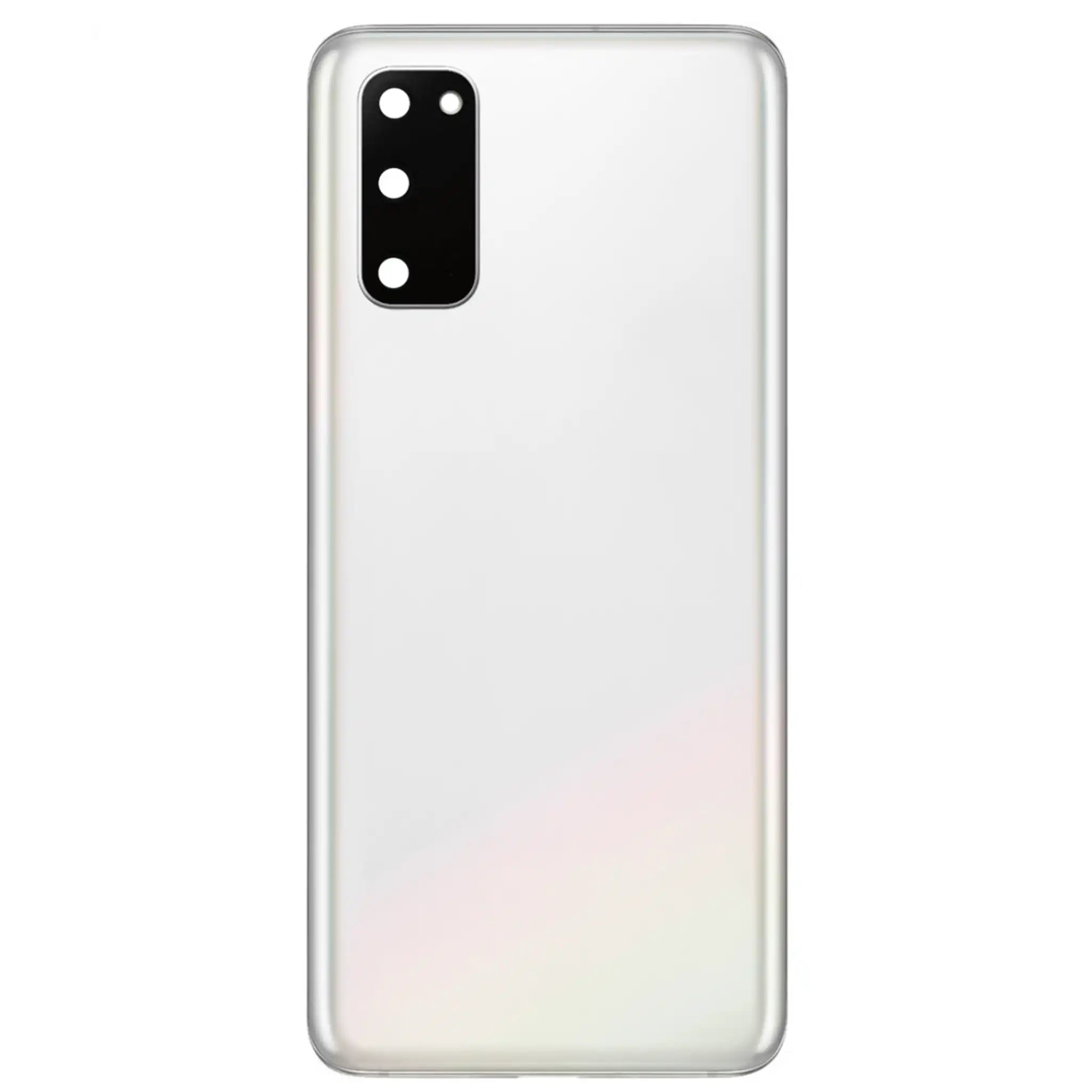Samsung Galaxy S20 (SM-G980F / SM-G981B) Akkudeckel / Rückseite Cloud White mit Kameralinse