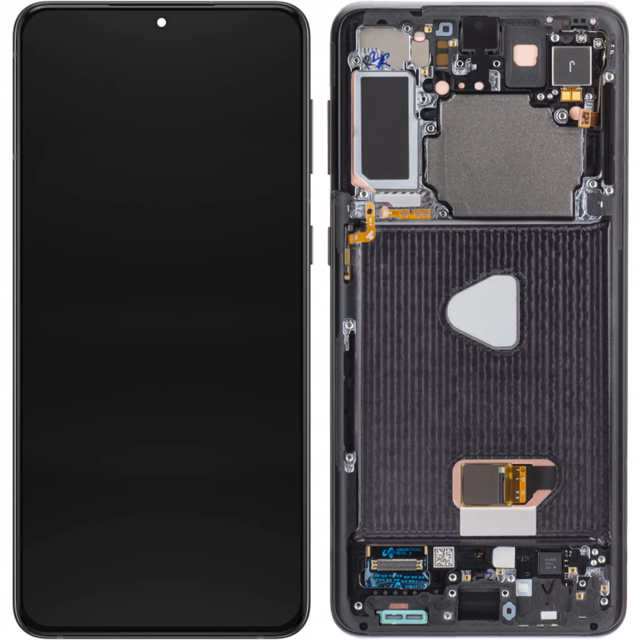 Samsung Galaxy S21 Plus Ersatzdisplay Refurbished mit Rahmen – Schwarz