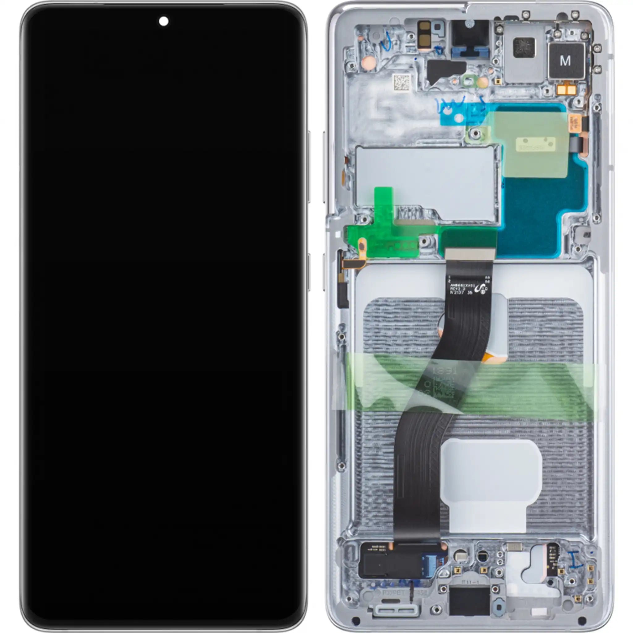 Samsung Galaxy S21 Ultra (G998B) Display Service Pack - Phantom Silver [Ohne Frontkamera]