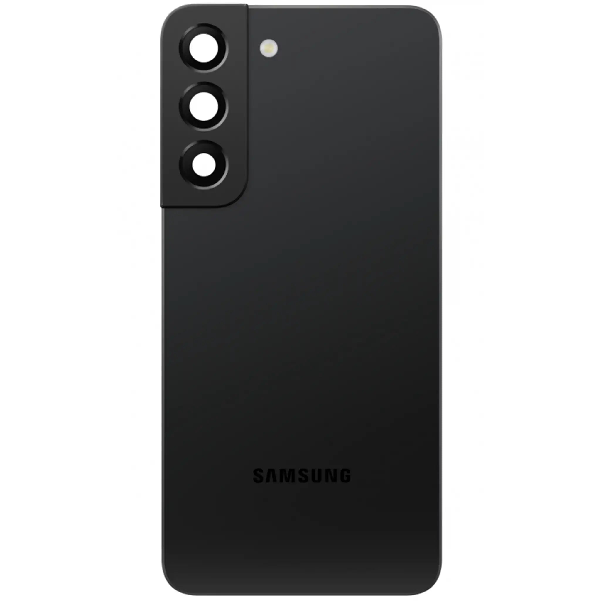 Battery Cover für S901B Samsung Galaxy S22 − Phantom black, Serviceware