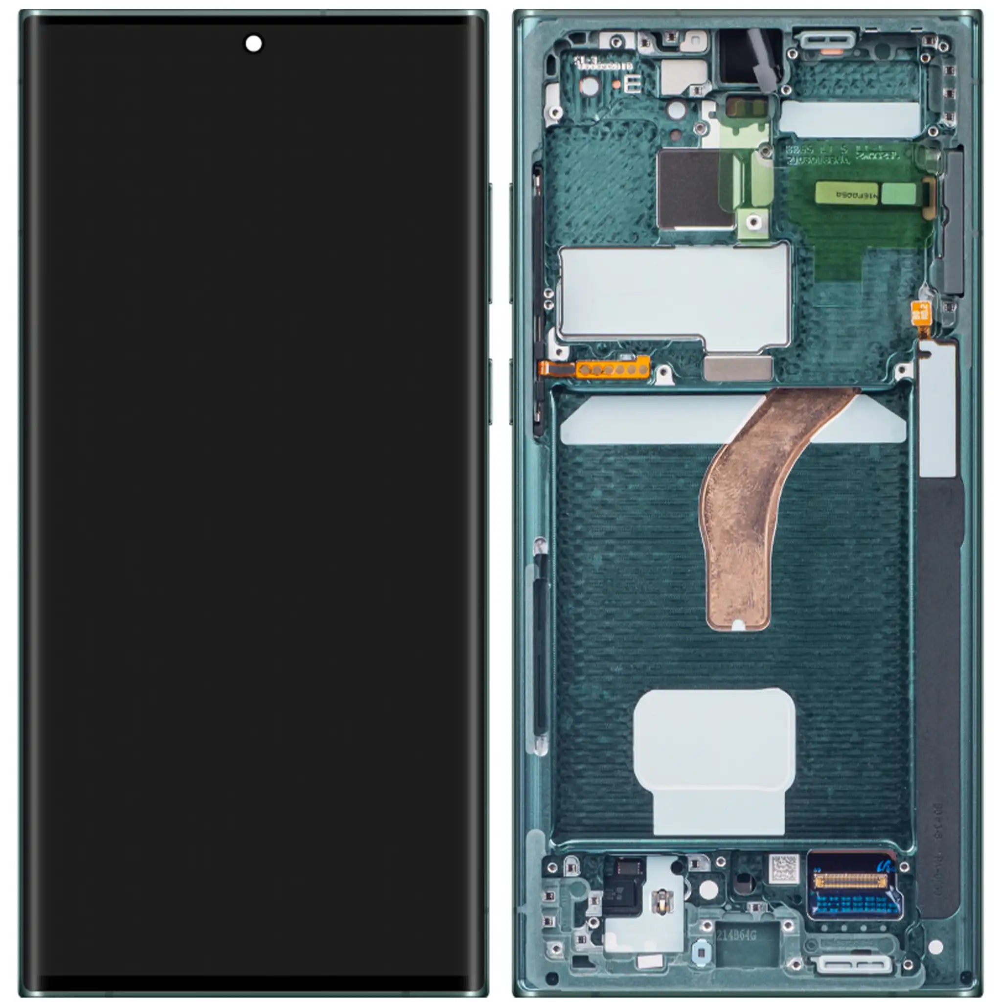 Samsung SM-S908B S22 Ultra Display Grün, Service Pack