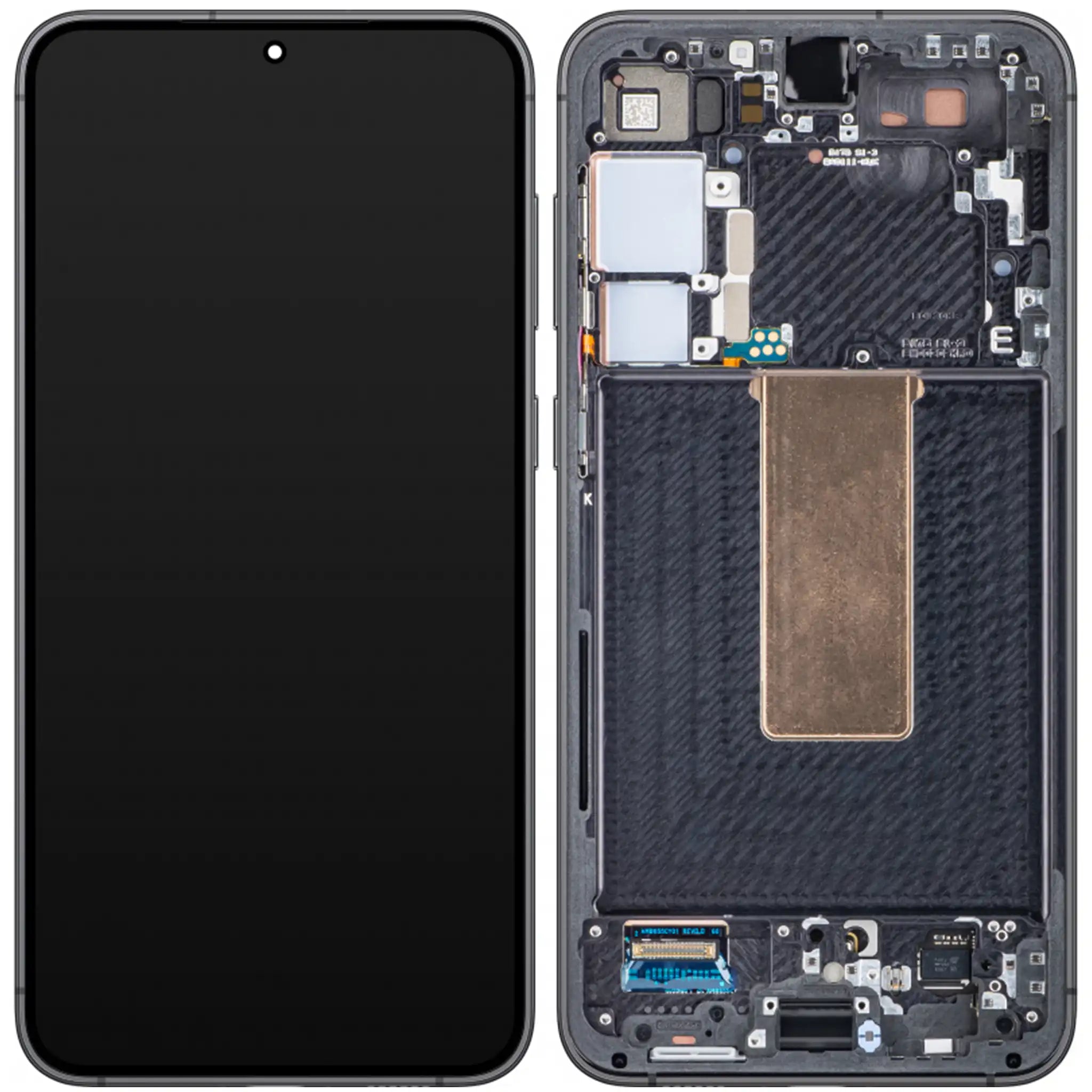 Samsung Galaxy S23 Plus Ersatzdisplay Refurbished mit Rahmen – Schwarz