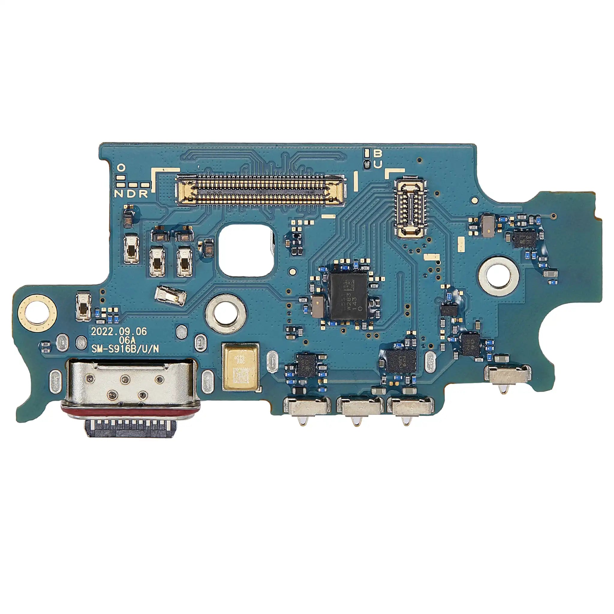 Samsung S23 Plus S916B Ladebuchse mit Mikrofon & SIM Reader – Original Ersatzteil