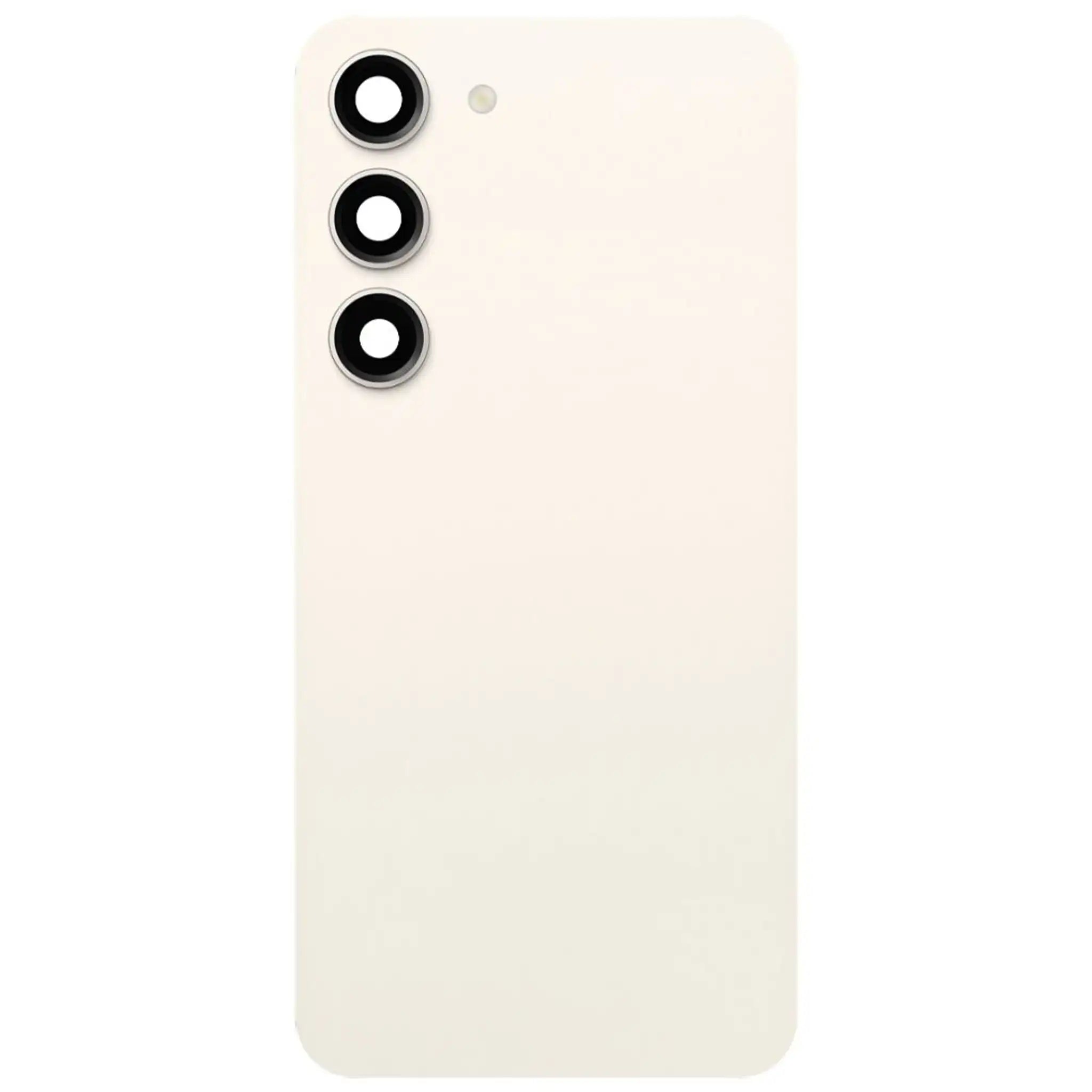 Akkudeckel für Samsung S23 Plus S916B Cream mit Kameralinse