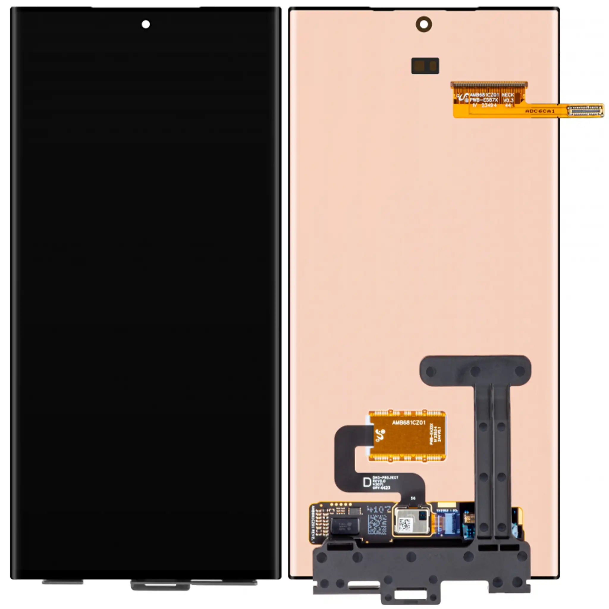 Samsung Galaxy S23 Ultra Display Service Pack – Ohne Rahmen (SM-S918B)