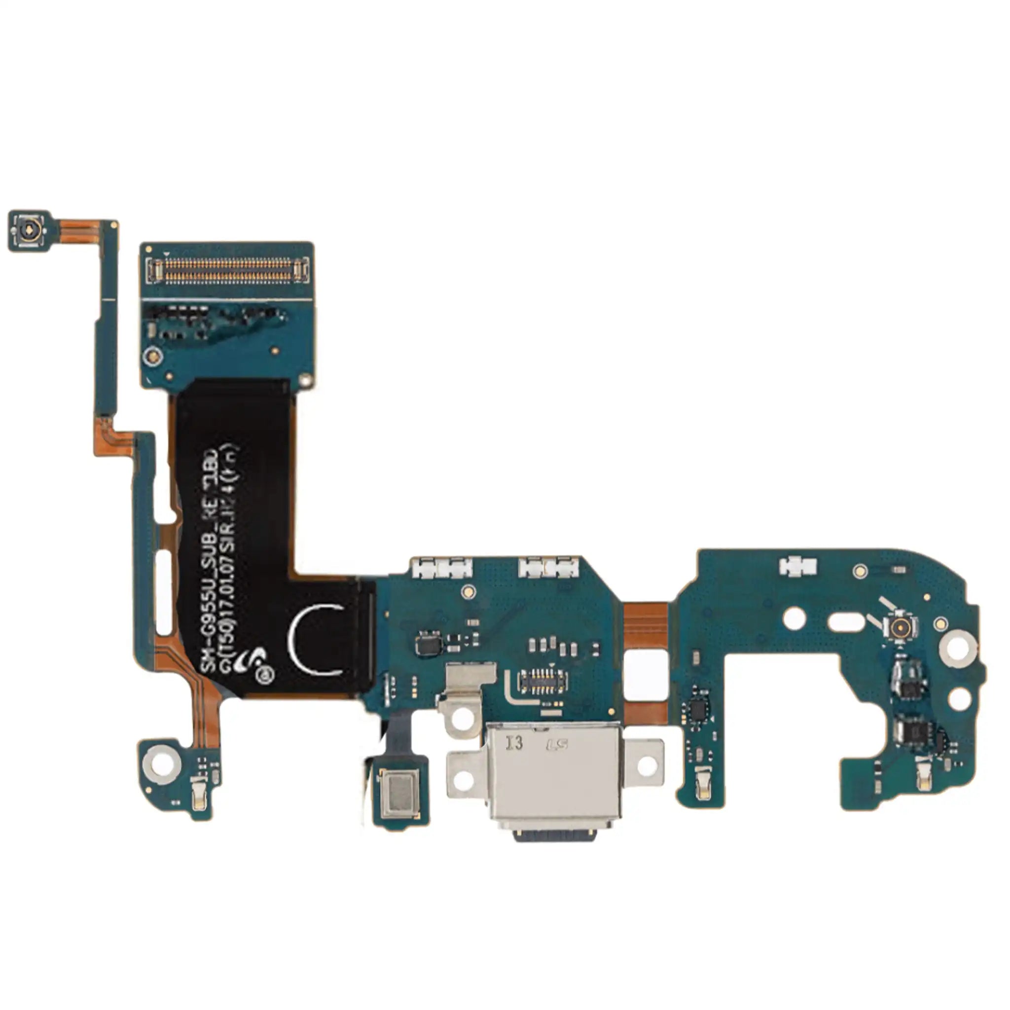 Samsung Galaxy S8 Plus (G955F) Ladebuchse / Charging Flex – USB-C Platine inkl. Mikrofon