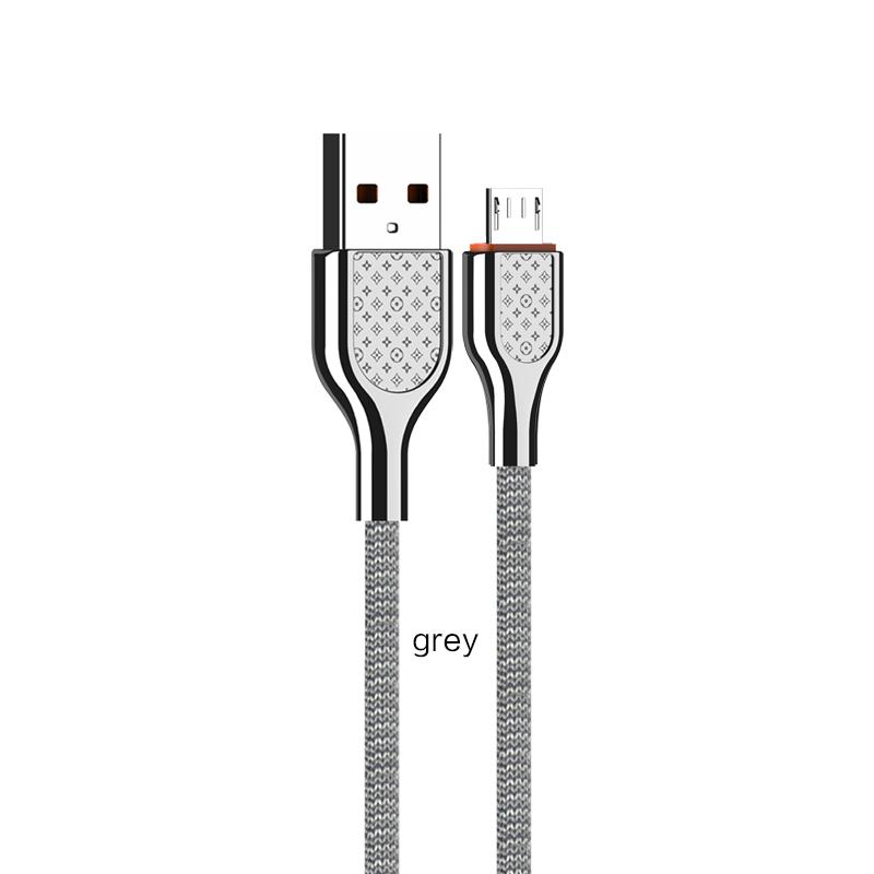 KSC-188 USB-Datekabel Micro Grau 3.2A