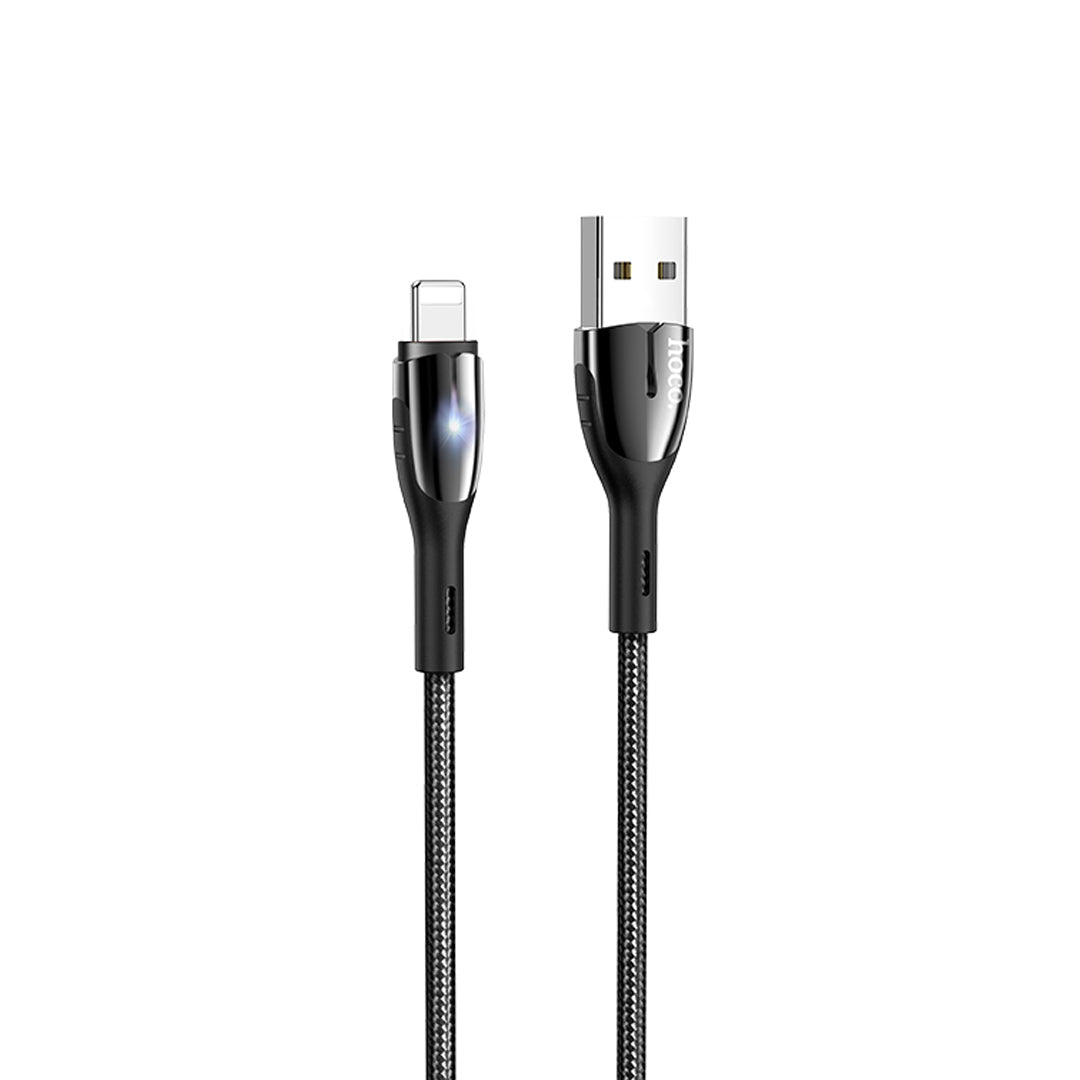 Hoco U89 Safeness Datenkabel für iPhone, Schwarz
