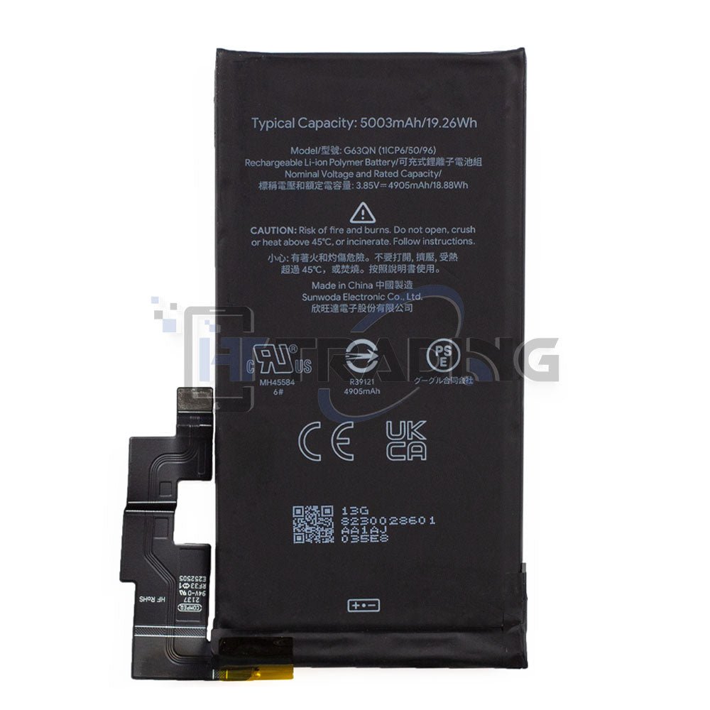 Akku für Google Pixel 6 Pro - G63QN, GLUOG, G8VOU, OEM - Äquivalent - Fonix