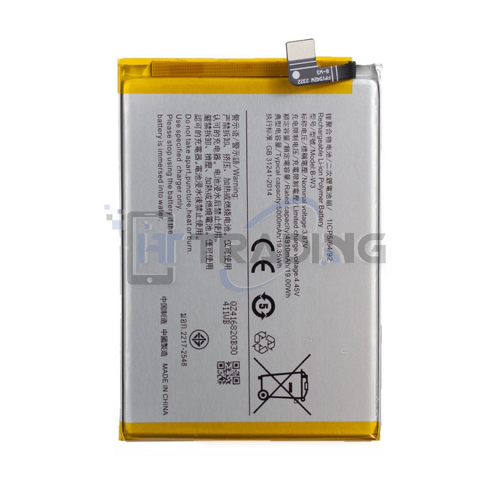 Akku für Vivo Y22, Y22s, Y35 - V2206 B - W3, OEM - Äquivalent - Fonix