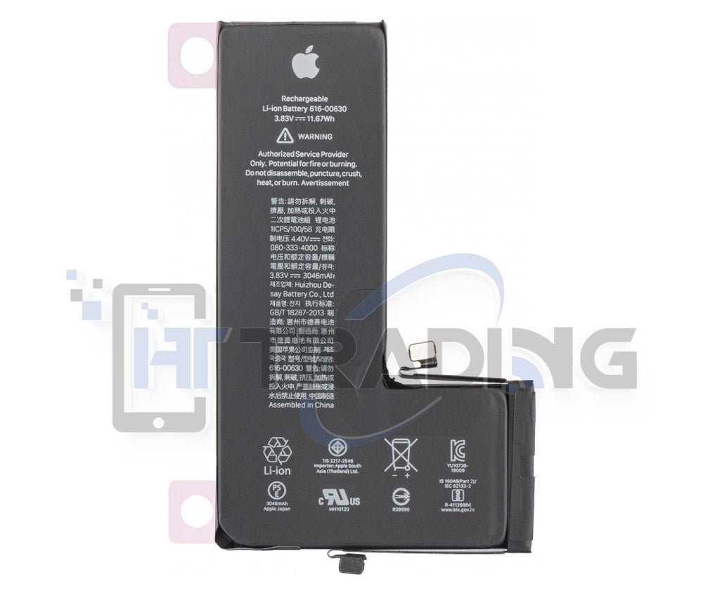 Akku ( mit Adhesive ) für iPhone 11 Pro, Pulled - Fonix