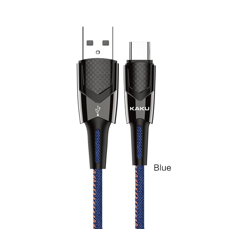KSC-192 USB-Ladekabel aus DENIM TYP-C Blau 3.2A