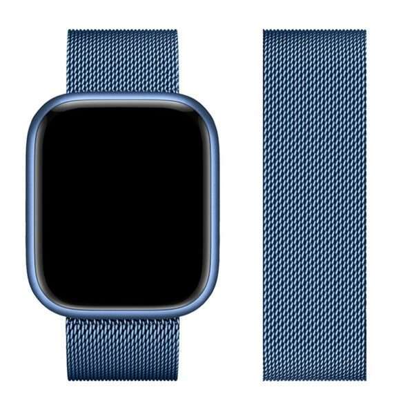 iWatch WA03 Milanese steel Strap - Blue  (42/ 44/ 45/ 49mm)