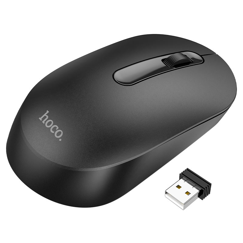 GM14 Platinum, wireless Maus, 2.4G connection, 1200 DPI, Schwarz